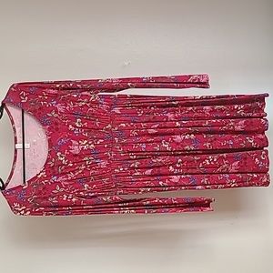 PinkBlush Floral Long Sleeve Dress